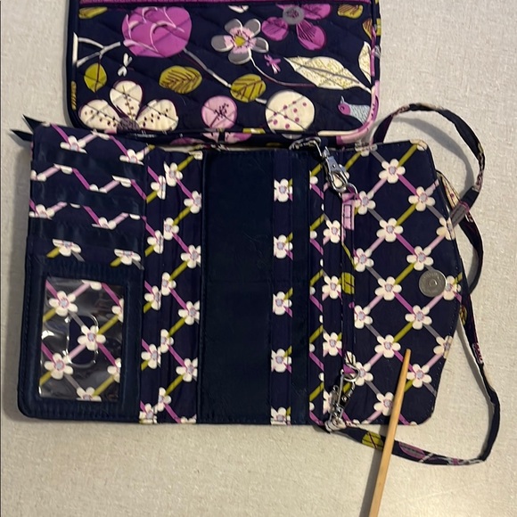 Vera Bradley Purple and Pink Quilted Crossbody Bags - Picture 4 of 17